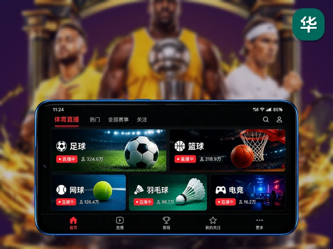 装上华体会 APP，热门赛事不缺席